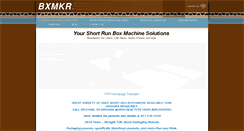 Desktop Screenshot of bxmkr.com